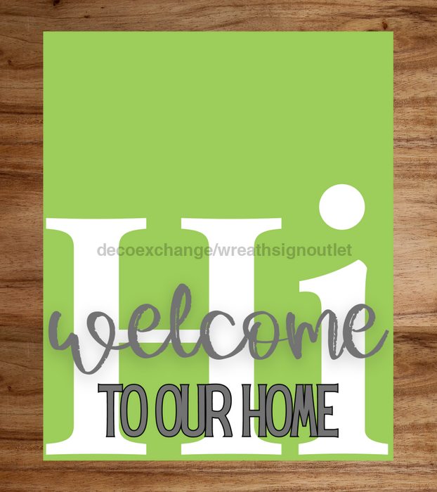 Sage Hi Door Hanger Dco-01659-Dh-Sg 16X18’ Rectange Wood