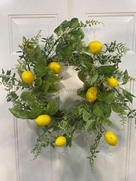 Simple Lemon Wreath - DecoExchange