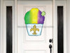 Snowball Sign Mardi Gras Sign Louisiana Wood Door Hanger Decoe-W-109 22