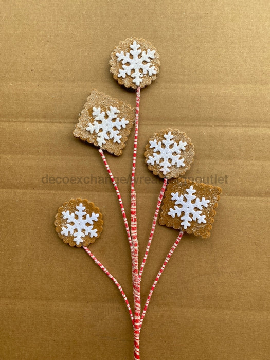 Snowflake Cookie Spray X 5 H31 84631BN - DecoExchange