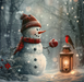 Snowman Sign, DCO-102551, Sign For Wreath, 10x10in Metal Sign