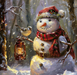 Snowman Sign, DCO-102583, Sign For Wreath, 10x10in Metal Sign