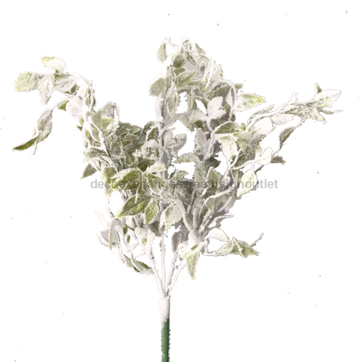 Snowy Laurel Bush 21’’ 83209SNOW Greenery