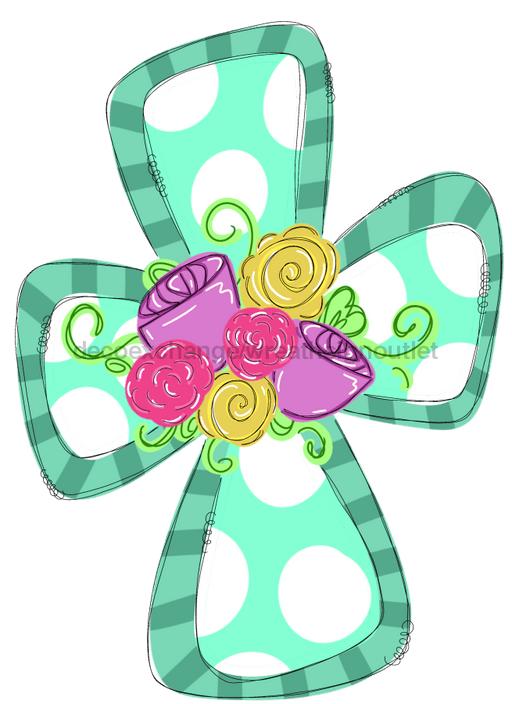 Spring Cross Sign Wood Sign Door Hanger Decoe-W-493 22