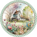 Spring Sign Floral Decoe-5203 10’ Metal Round