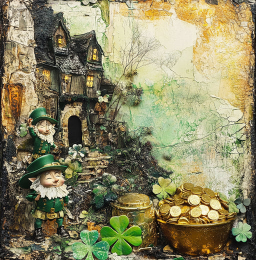 St Patricks Day Sign, Leprechan Sign, DCO-02327, Sign For Wreath, 10x10 Metal Sign