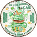 St Patricks Day Sign Rustic Decoe-4782 10 Metal Round