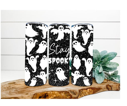 Stay Spooky Tumbler, Halloween Tumbler 20 oz Skinny Tumbler DECOETUMBLER-236 - DecoExchange®