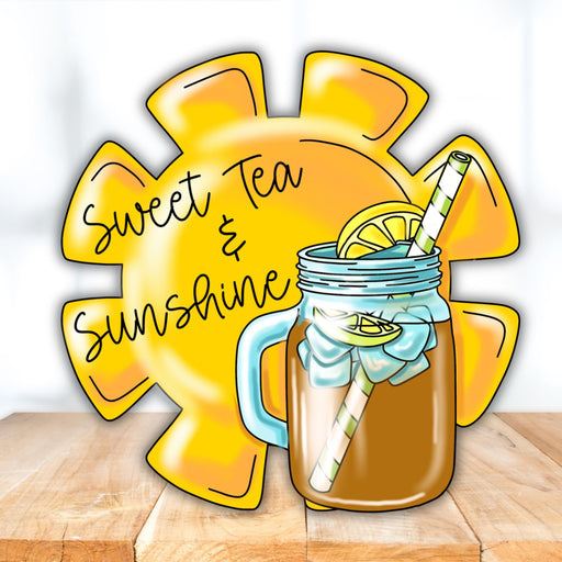 Summer Sign Sweet Tea Pcd - W - 122 - Dh 22’ Wood Pcd Door Hanger
