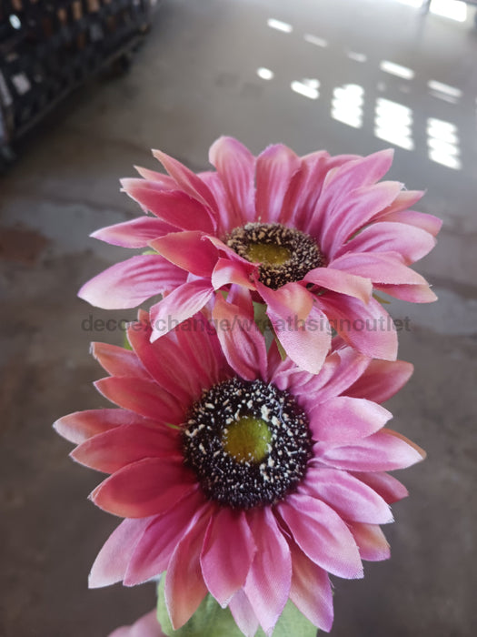 Sunflower – 2 Stems Mauve 12396 Greenery