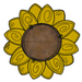 Sunflower Door Hanger Mj-W-00062-Dh 22’ Wood