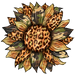 Sunflower, Fall Flower, Animal Print Flower, Army Flower, wood sign, DECOE-W-075 - DecoExchange®