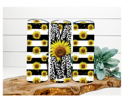 Sunflower Mom, 20 oz Skinny Tumbler DECOETUMBLER-159 - DecoExchange