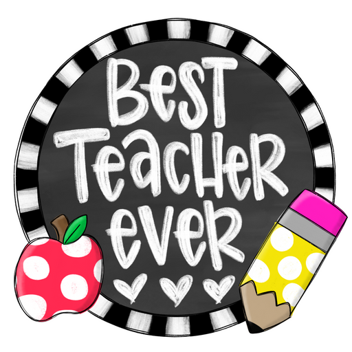 Teacher Sign Classroom Door Hanger Wood Sign Decoe-W-294 22