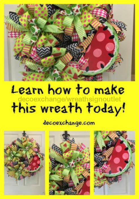 How To Make A Handmade Bow For Wreaths by Deco Exchange / How to Make  Wreaths #homedecor #wreaths #howtomakewreaths