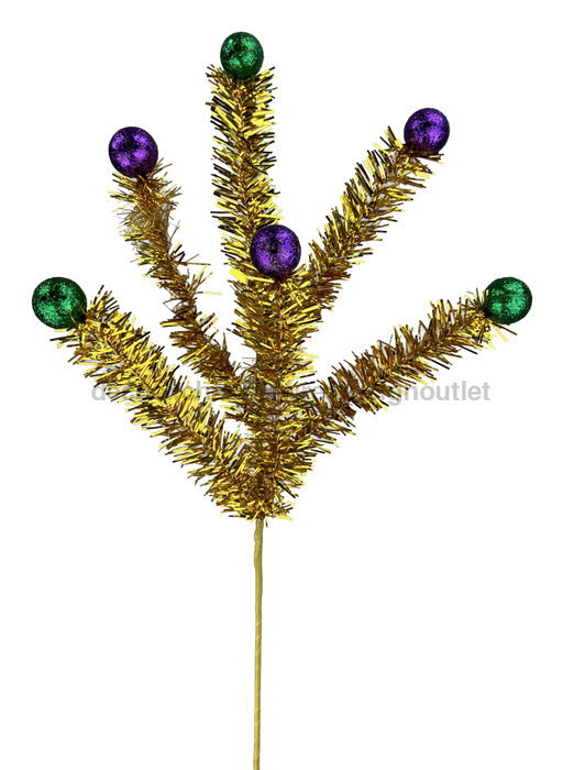 Tinsel Ball Spray X 6 H24 63554Mg Pick