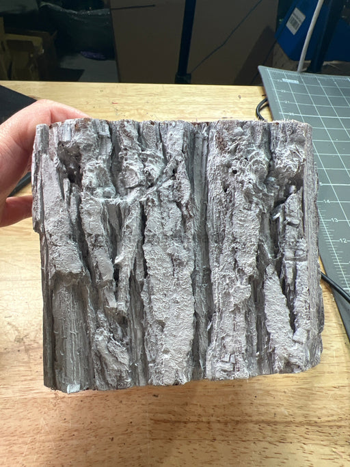 Three Bark Cube Wht Small 794443Wcl Container