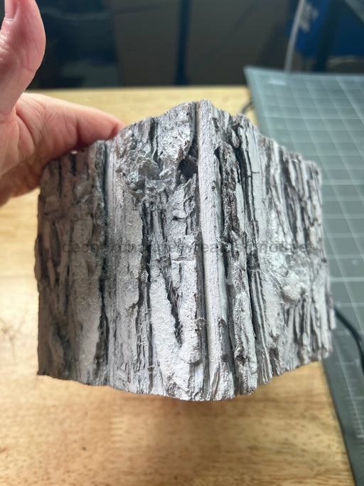 Three Bark Cube Wht Small 794443Wcl Container