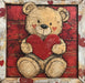 Valentine Sign, Bear Sign, DCO-02229, Sign For Wreath, 10x10 Metal Sign