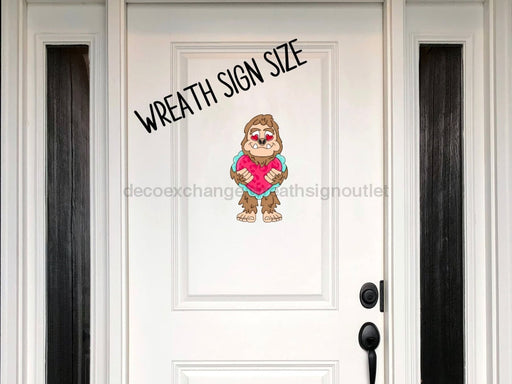 Valentine Sign Big Foot Wood Sign Cr-W-106 11 Wreath Wood