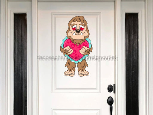 Valentine Sign Big Foot Wood Sign Cr-W-106-Dh 22 Door Hanger