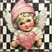 Valentine Sign Cupid Dco-02129 For Wreath 10X10’’ Metal