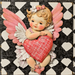 Valentine Sign Cupid Dco-02134 For Wreath 10X10’’ Metal