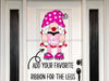 Valentine Sign Gnome Ribbon Leg Wood Sign Cr-W-104-Dh 22 Door Hanger