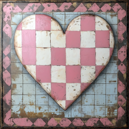 Valentine Sign Heart Dco-02171 For Wreath 10X10’’ Metal