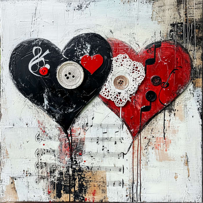 Valentine Sign, Heart Sign, DCO-02217, Sign For Wreath, 10x10 Metal Sign