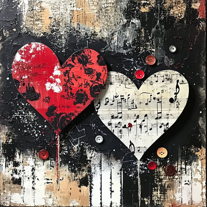 Valentine Sign, Heart Sign, DCO-02236, Sign For Wreath, 10x10 Metal Sign