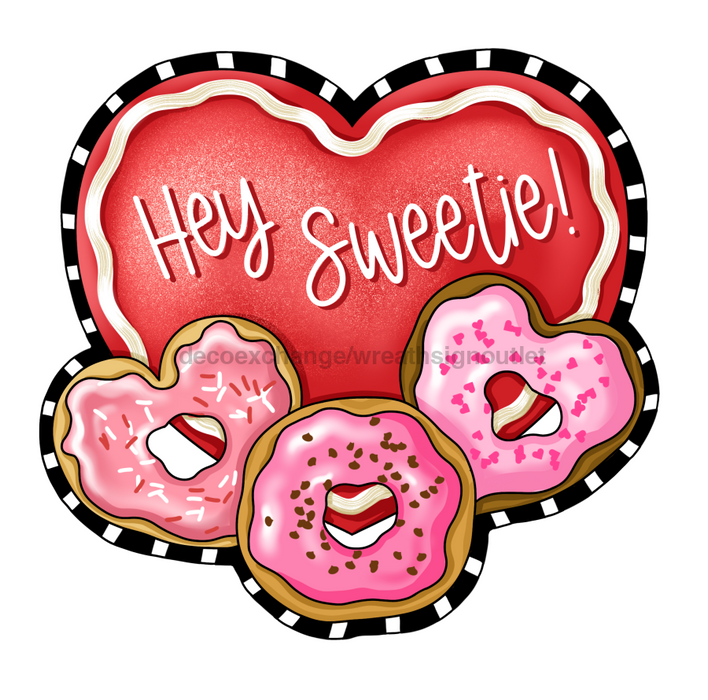 Valentine Sign, Heart Sign, PCD-W-160-DH, 22" Door Hanger