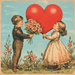 Valentine Sign Vintage Dco-02179 For Wreath 10X10’’ Metal