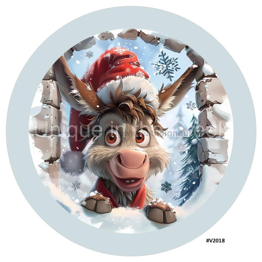 VINYL DECAL | 3D BREAKTHROUGH | DONKEY | V2018 - Unique in the Creek LTD