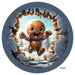 VINYL DECAL | 3D BREAKTHROUGH | GINGERBREAD | V2004 - Unique in the Creek LTD