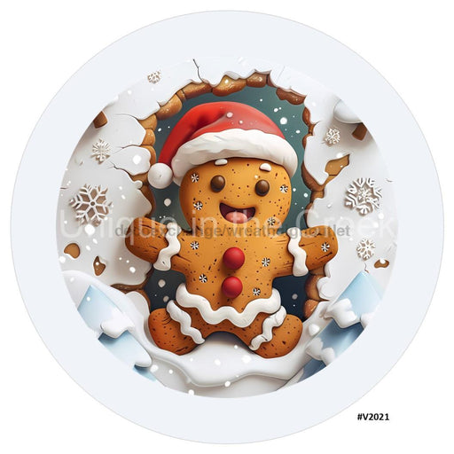 VINYL DECAL | 3D BREAKTHROUGH | GINGERBREAD | V2021 - Unique in the Creek LTD