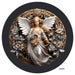 VINYL DECAL | 3D METALLIC | ANGEL | GOLD/PEWTER/BLACK | V2028 - Unique in the Creek LTD