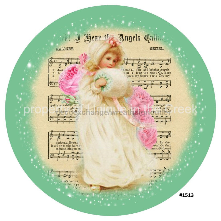 green green dress sheet music Vinyl Decal | Angels Calling | Sheet Music | Christmas