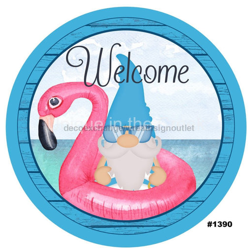 VINYL DECAL | BEACH | GNOMES | WELCOME | FLAMINGO | SUMMER - Unique in the Creek LTD