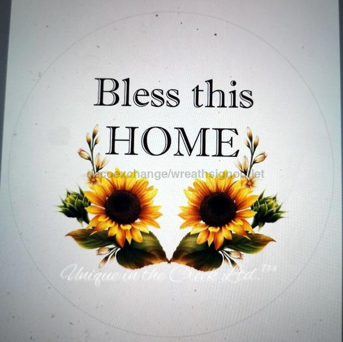 VINYL DECAL | BLESS THIS HOME | CHIC | WELCOME | EVERYDAY - Unique in the Creek LTD
