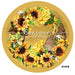 VINYL DECAL | BONJOUR | SUNFLOWERS | FRENCH | SUMMER | SPRING - Unique in the Creek LTD