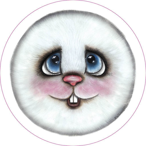 Vinyl Decal | Bunny Face | Iveth Wright | Easter | Spring - Unique in the Creek LTD