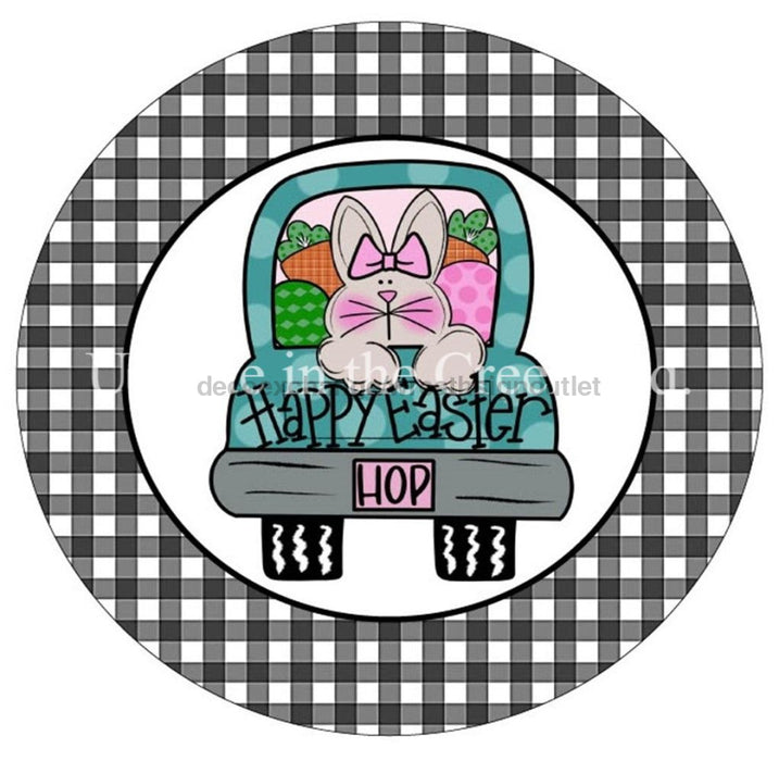Vinyl Decal | Bunny | Truck | Easter - Unique in the Creek LTD