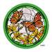 VINYL DECAL | BUTTERFLY / FLORALS | STAINED GLASS LOOK | SPRING | EVERYDAY - Unique in the Creek LTD