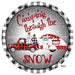 Vinyl Decal | Camping Through Snow | Camper / Truck | Winter | Christmas - Unique in the Creek LTD