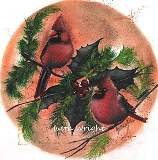 Vinyl Decal | Cardinal | Iveth Wright | Winter - Unique in the Creek LTD