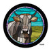 VINYL DECAL | COW / FARM SCENERY | STAINED GLASS LOOK | SPRING | EVRYDAY - Unique in the Creek LTD