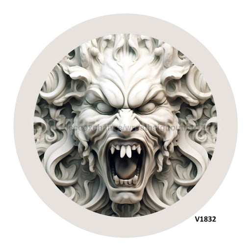 VINYL DECAL | DEMON | 3D | HALLOWEEN - Unique in the Creek LTD