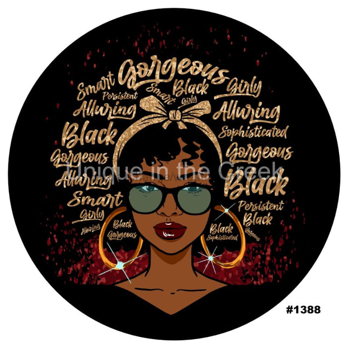 VINYL DECAL | DIVA HEAD | AFRICAN/AMERICAN WOMEN | HAIR QUOTES | QUEEN| AWARENESS | EVERYDAY - Unique in the Creek LTD