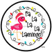Vinyl Decal | Fa La La La | Flamingo | Christmas Lights | Christmas - Unique in the Creek LTD
